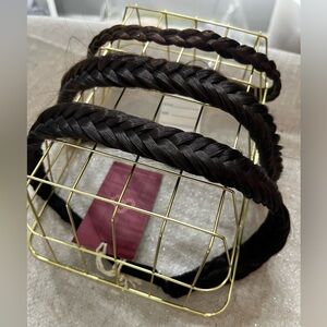 Madison Braids Arisa Fishtail Braided Halo Headband Hair Extension Bundle Set